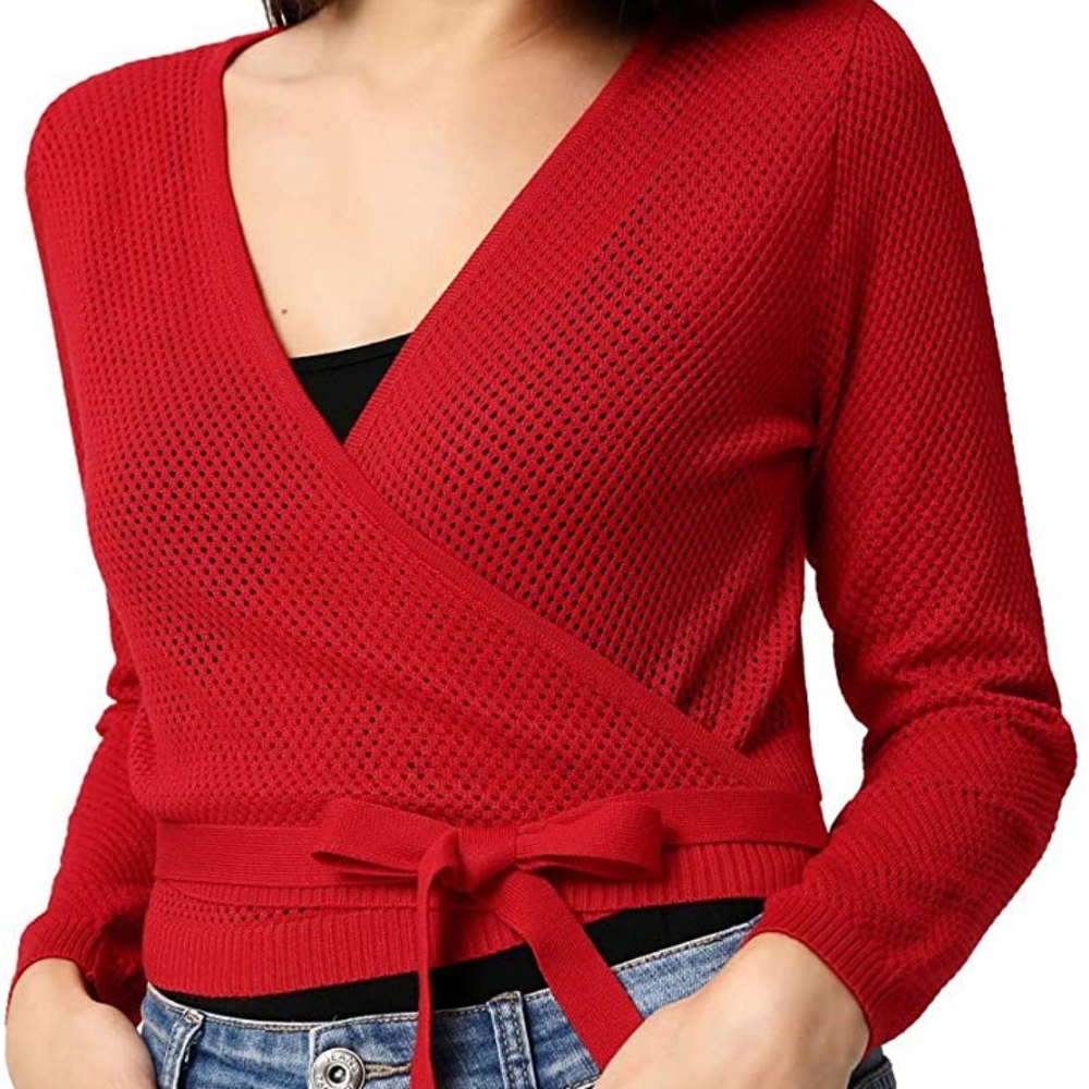 Hollowed-Out Bolero Top 🔥